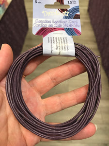 LEATHER CORD