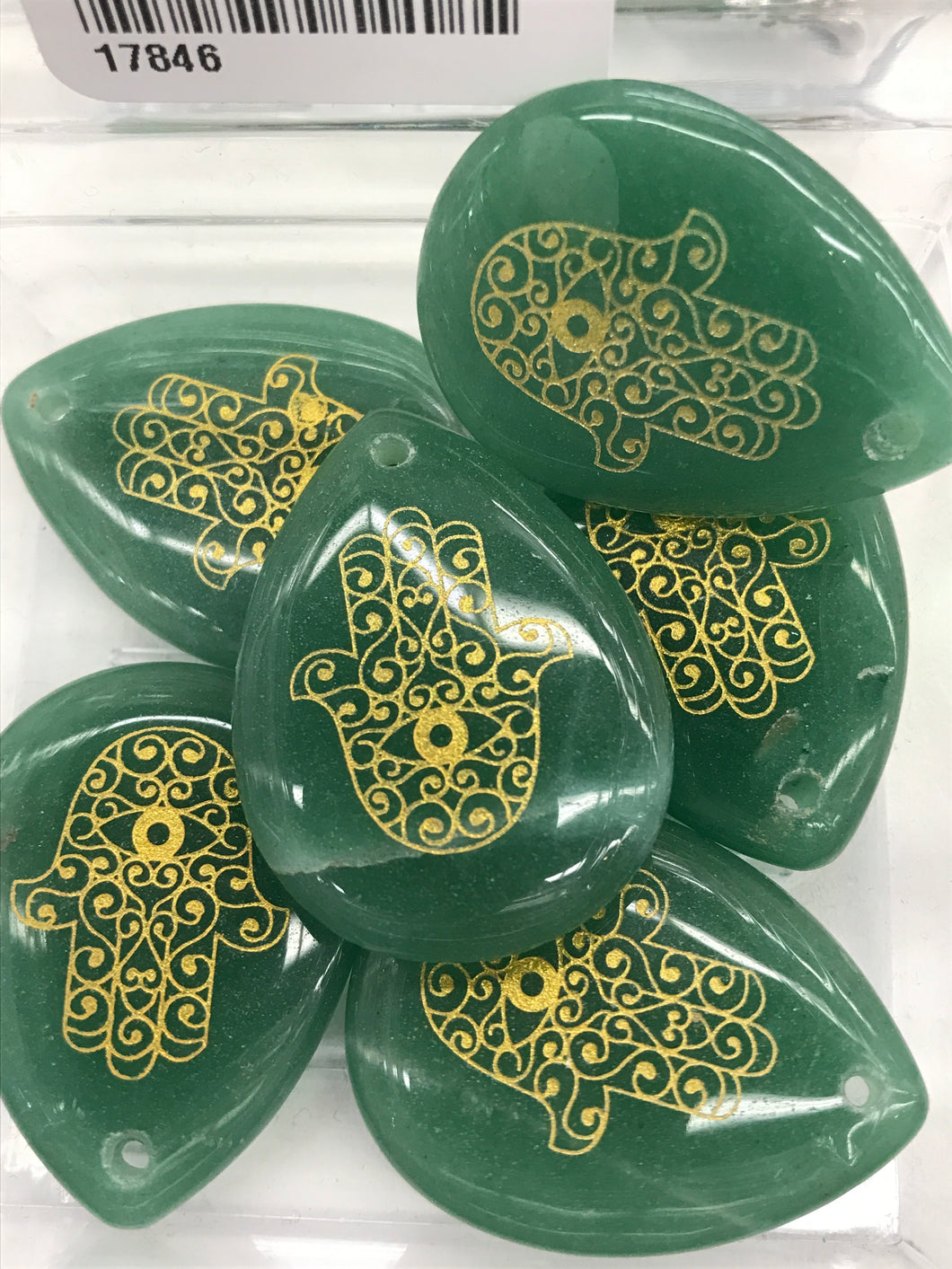 GREEN AVENTURINE PENDANT DROP