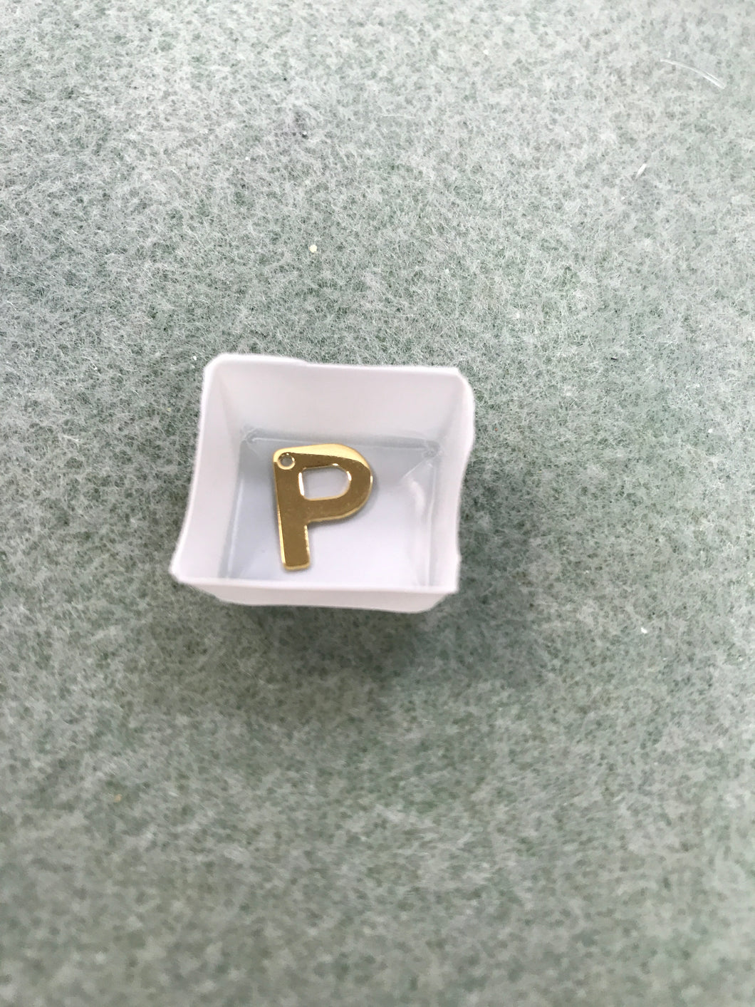 304 STAINLESS CHARM 'P'