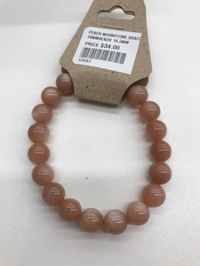 PEACH MOONSTONE BRACELET
