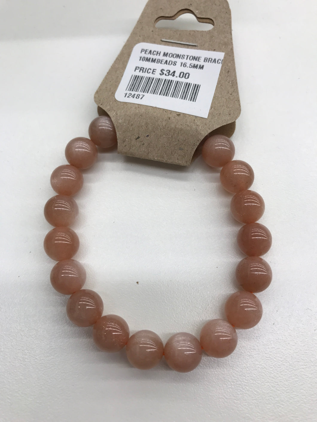 PEACH MOONSTONE BRACELET
