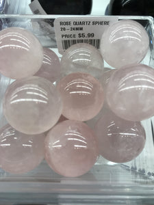 ROSE QUARTZ SPHERE