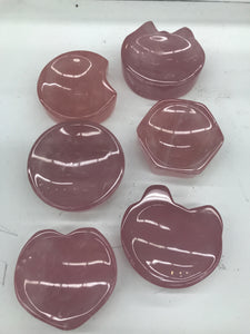 ROSE QUARTZ BOWL SHAPED