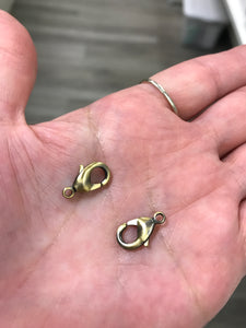 BRASS LOBSTER CLASP