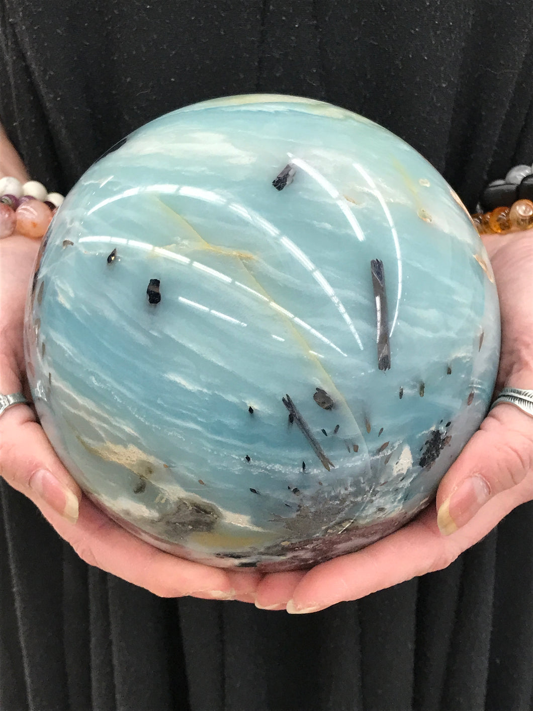 CARIBBEAN CALCITE SPHERE