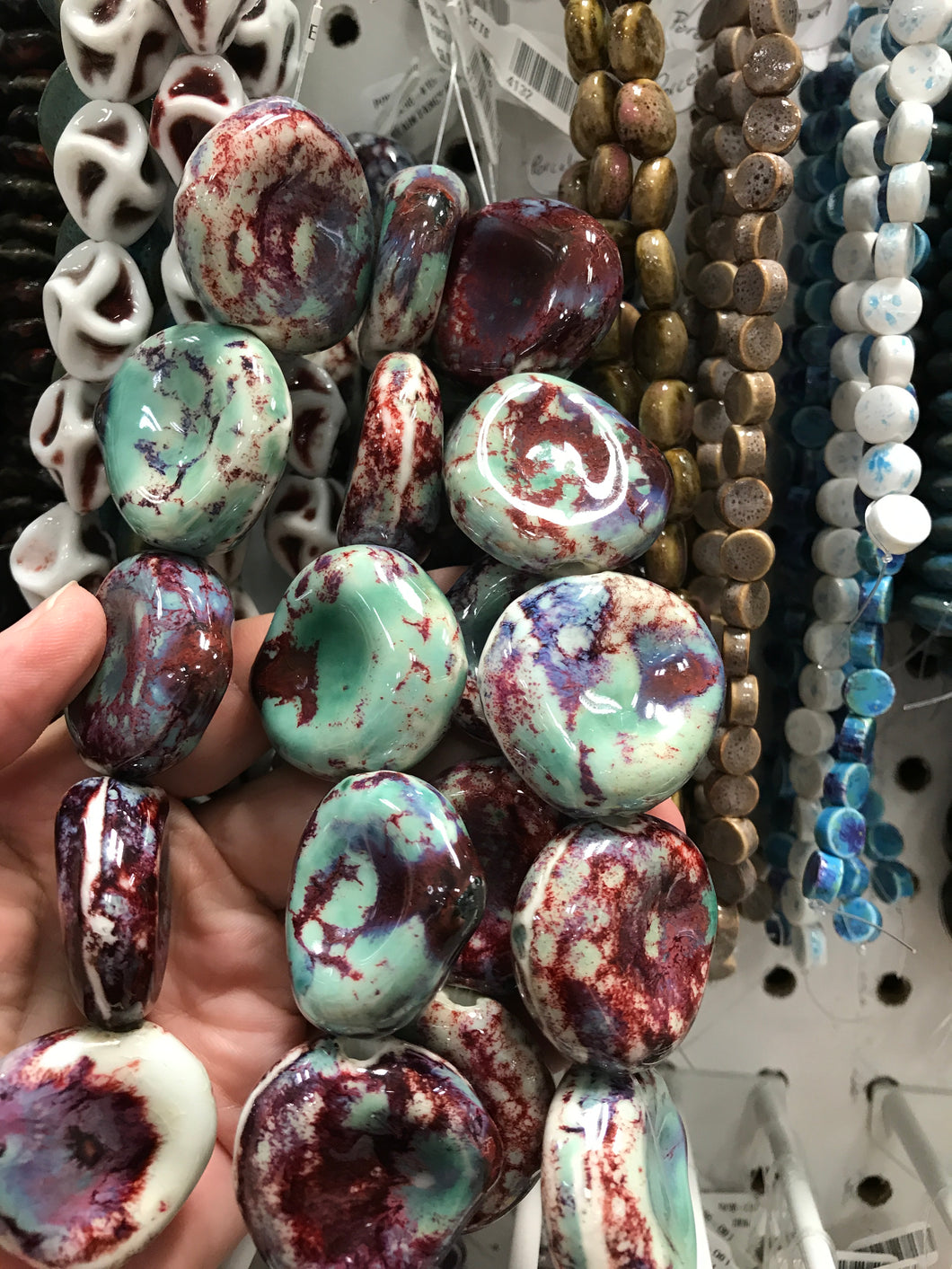 PORCELAIN FANCY FLAT ROUND