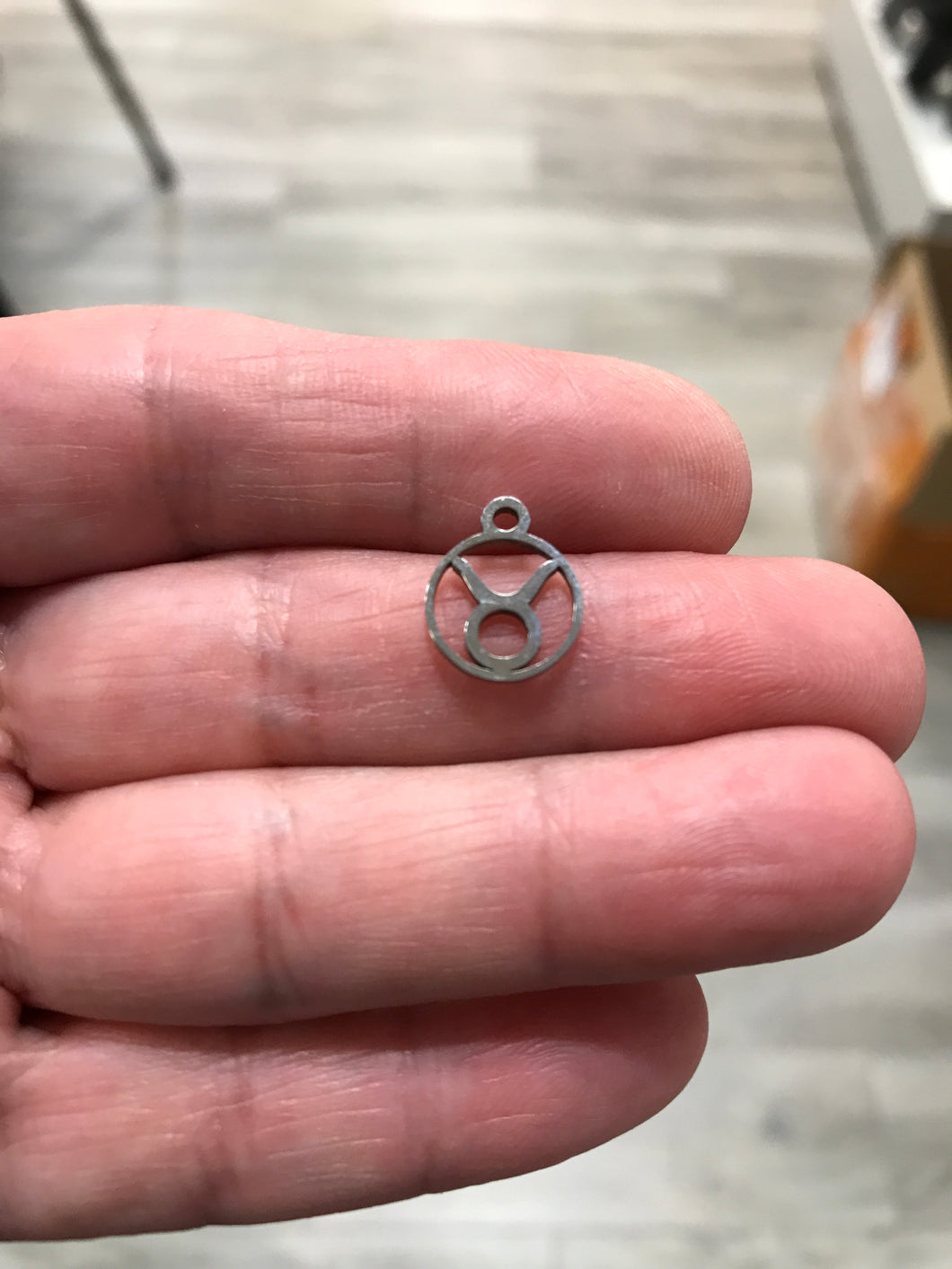 316 STAINLESS TAURUS CHARM