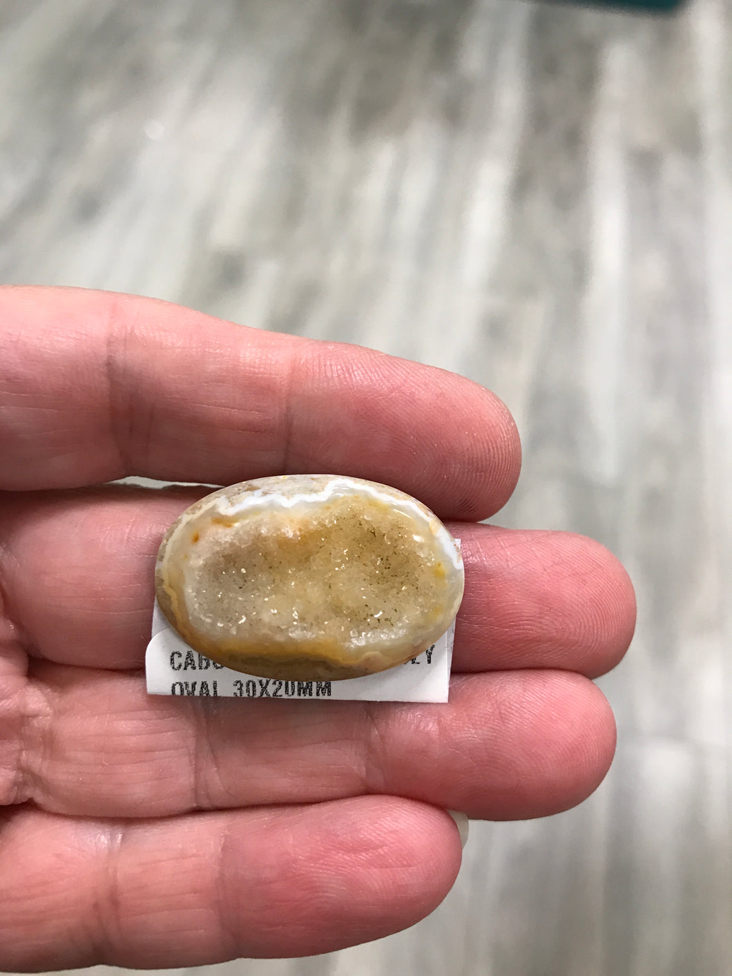 CABOCHON AGATE DRUZY