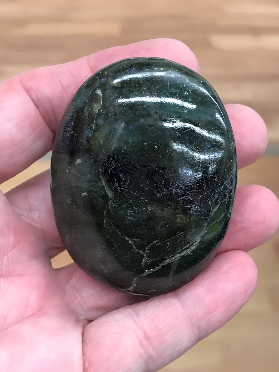 LABRADORITE PALM STONE