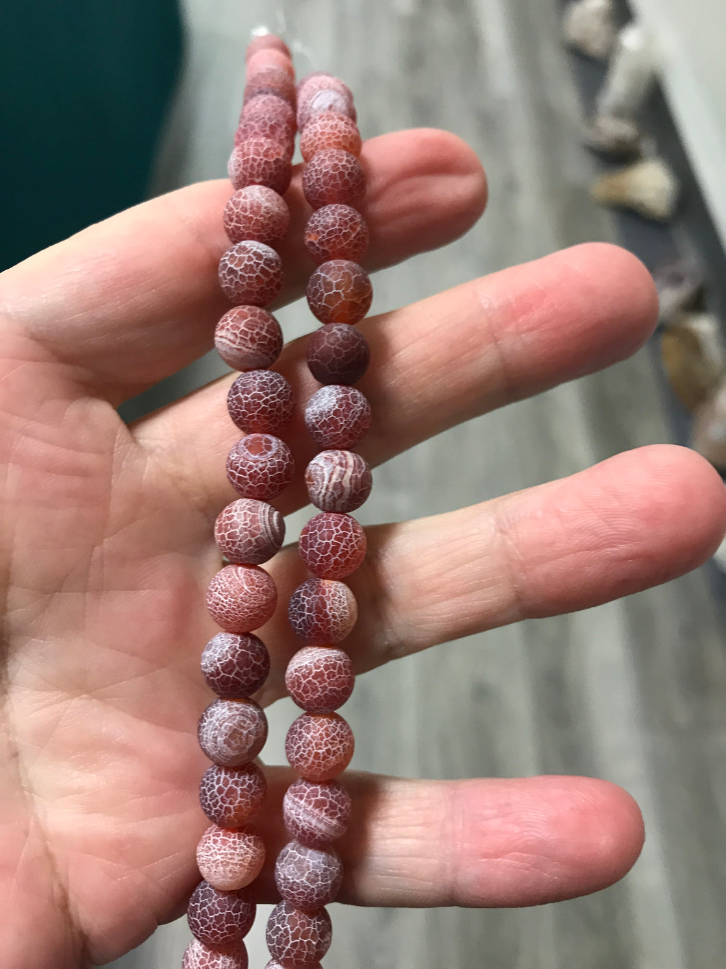 WEATHERED AGATE 8MM