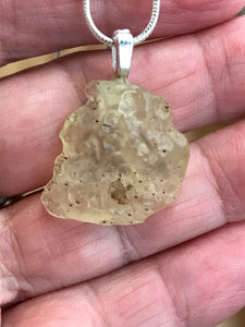 LIBYAN DESERT GLASS NECKLACE