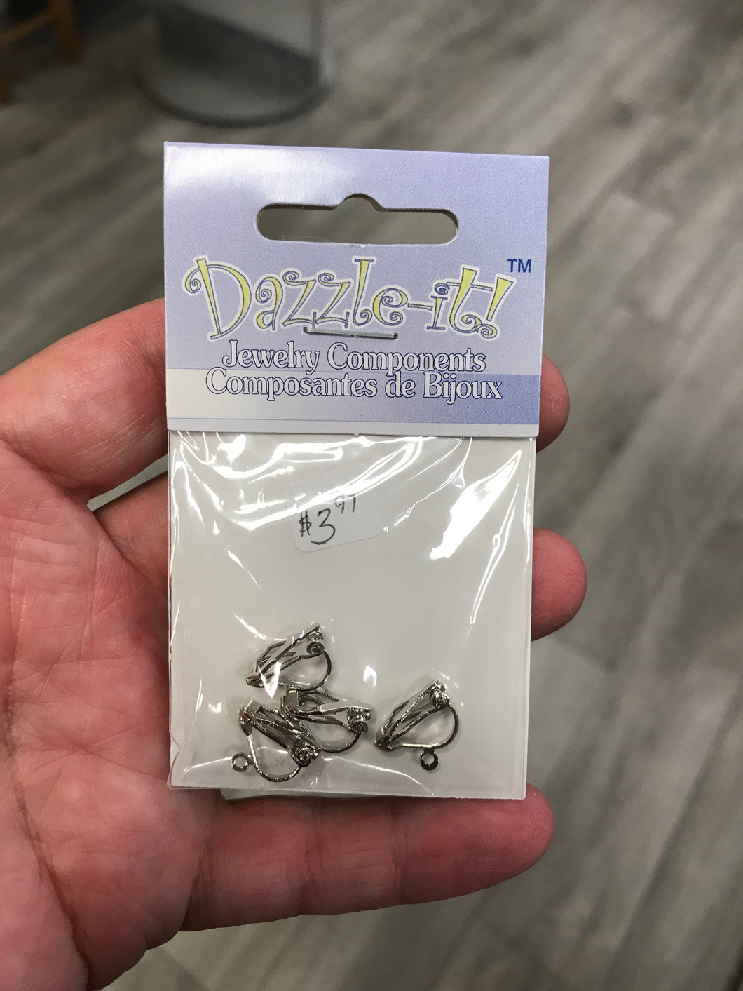CLIP ON EARRING HOOK