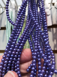 GLASS PEARL 4MM