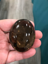 Load image into Gallery viewer, SMOKY QUARTZ GALLET/PALM STONE
