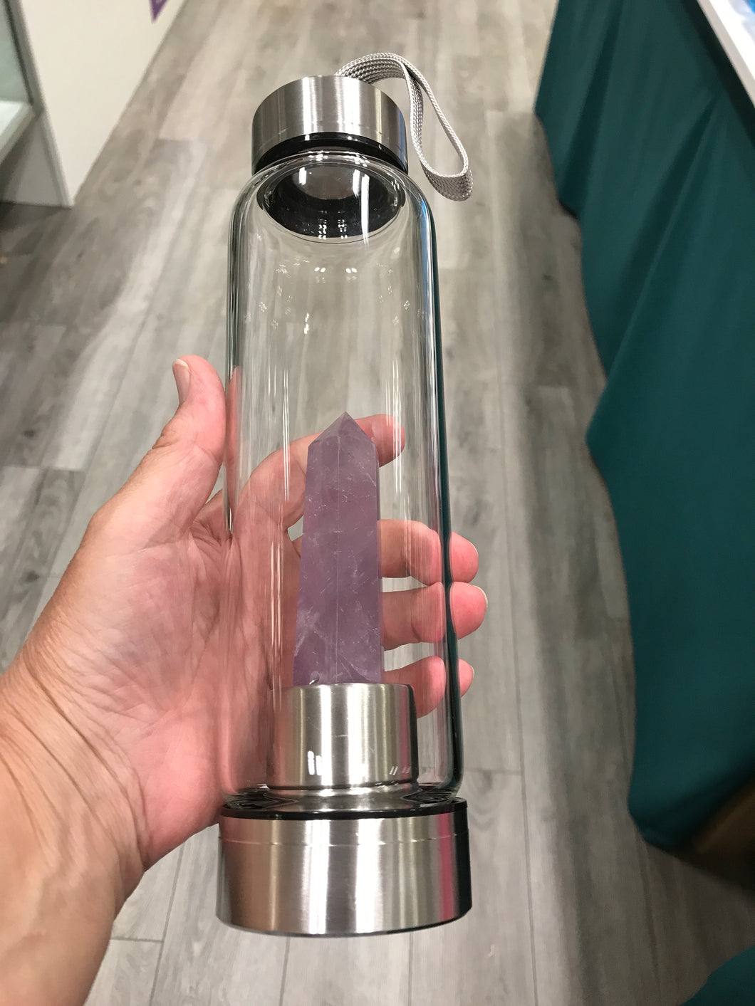 WATER BOTTLE AMETHYST