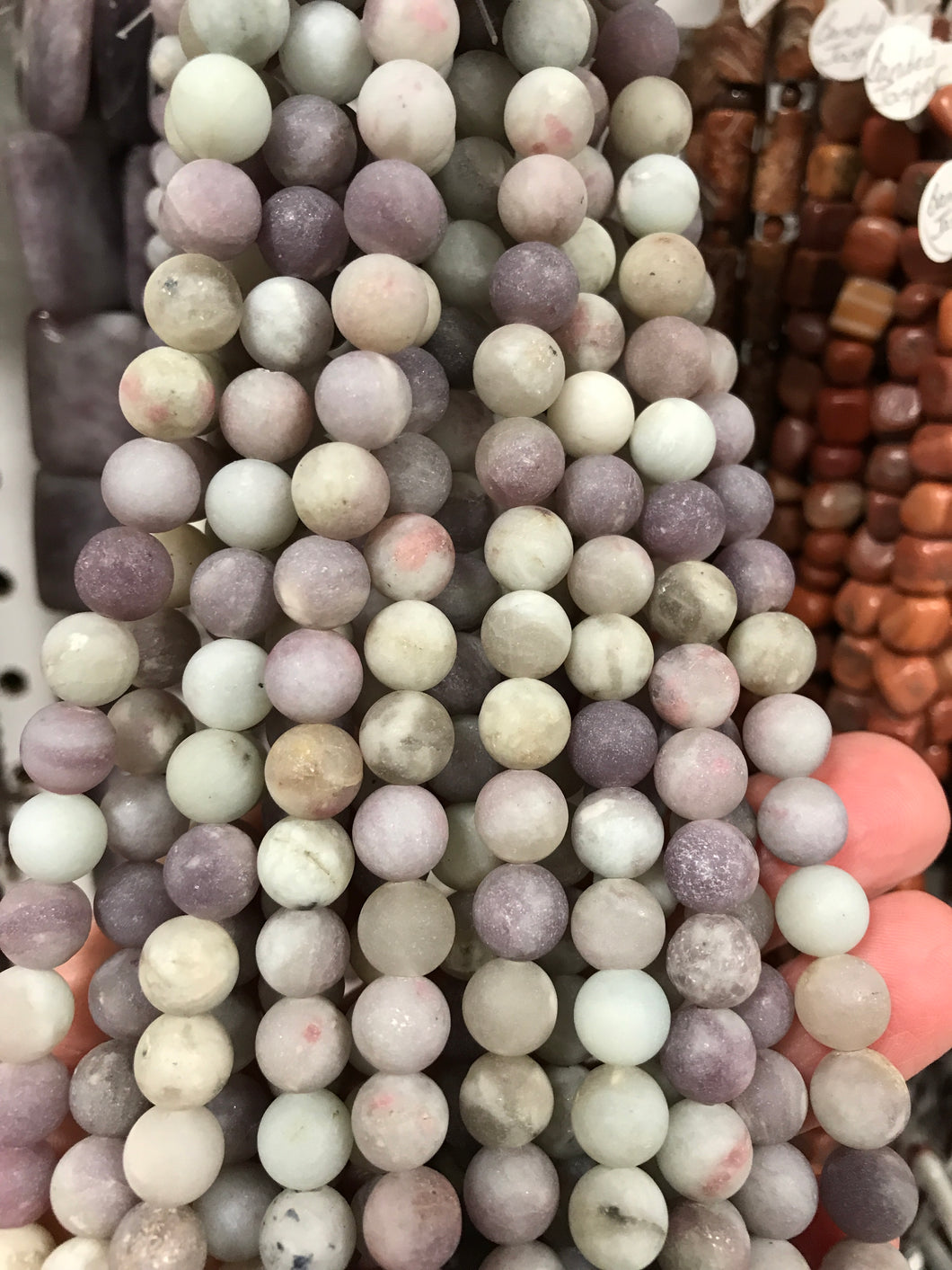 LILAC JASPER MATTE 8MM