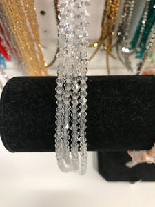 AUSTRIAN CRYSTAL BEADS 4MM BICONE
