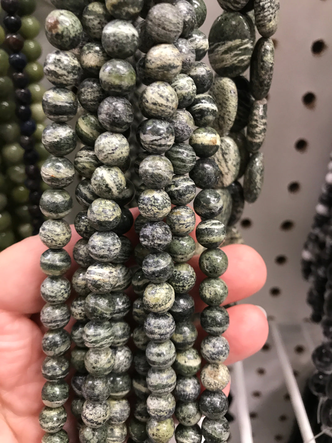 GREEN ZEBRA JASPER 8MM