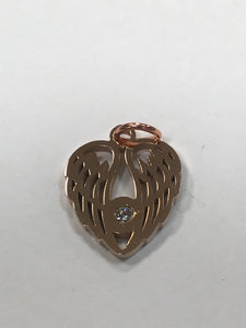 316 STAINLESS WINGS CHARM