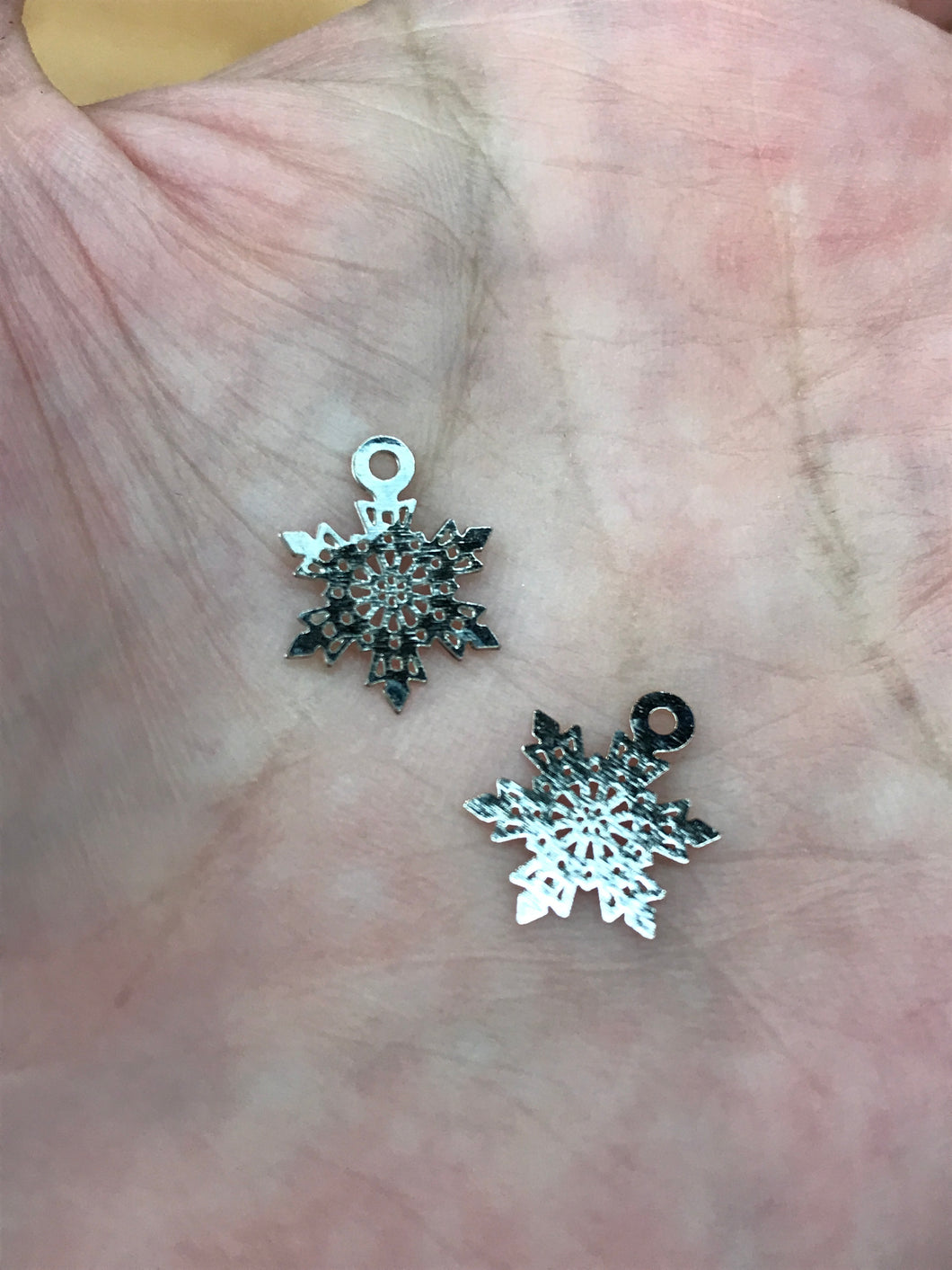 BRASS ETCHED SNOWFLAKE