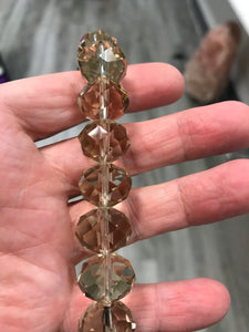 GLASS RONDELLE 16X12MM