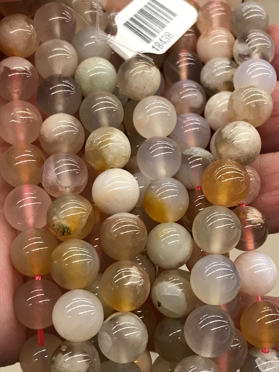 FLOWER AGATE 8MM