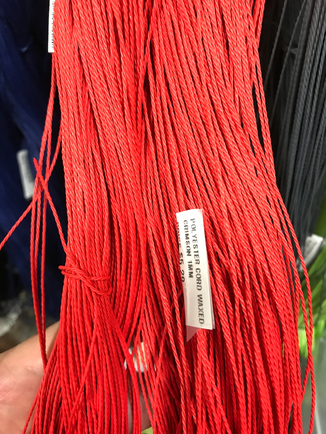 POLYESTER CORD WAXED