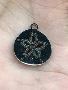 304 STAINLESS CHARM SAND DOLLAR