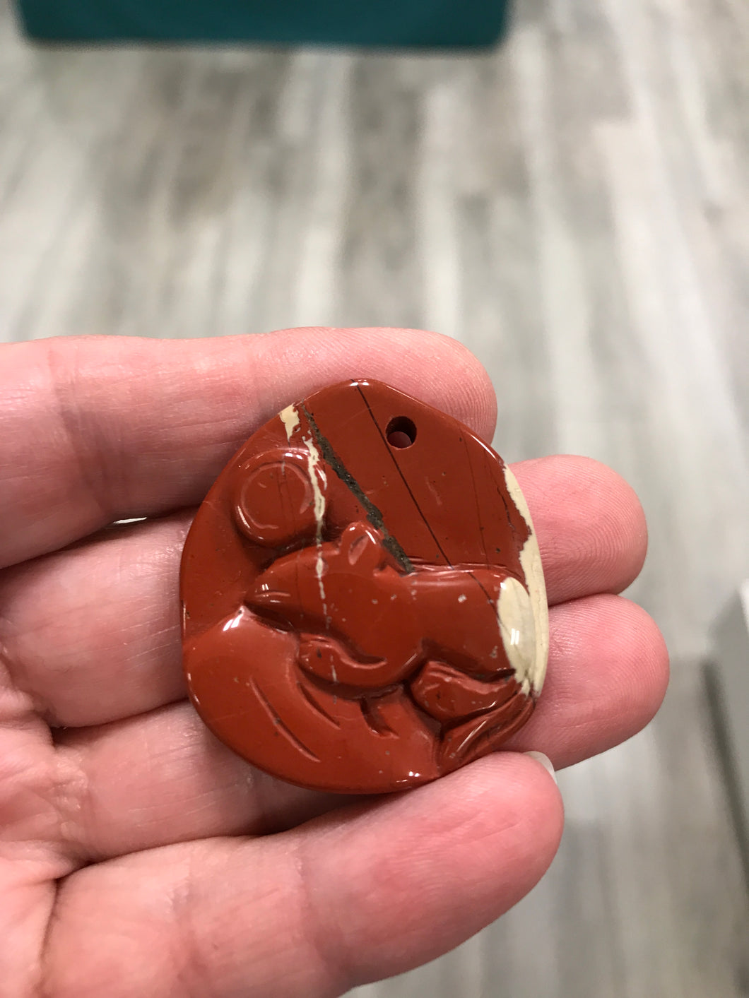 RED JASPER PENDANT