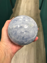Load image into Gallery viewer, BLUE CALCITE SPHERE
