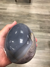 Load image into Gallery viewer, AMETHYST EGG IN AGATE
