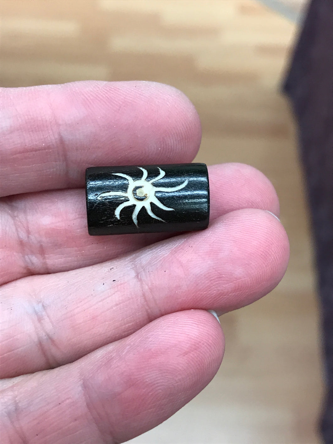 BONE CARVED BEAD