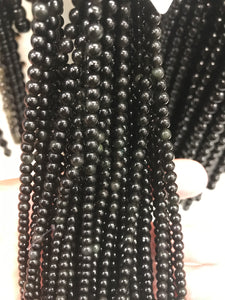Obsidian Black Round