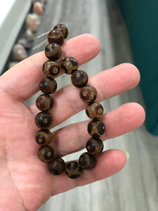 AGATE DZI BEAD 10MM