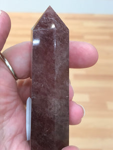 STRAWBERRY QUARTZ POINT