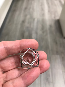 BRASS HEXAGON PENDANT