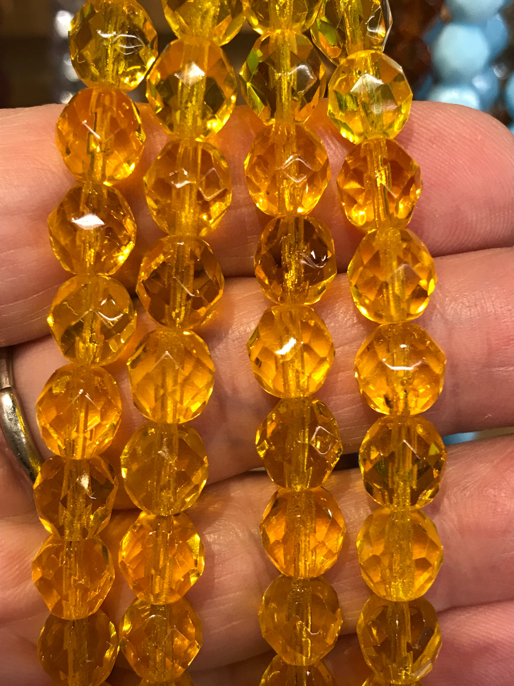 CZECH FIRE POLISHED CRYSTAL 8MM