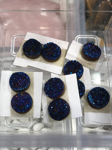 ELECTROPLATED DRUZY CABOCHON