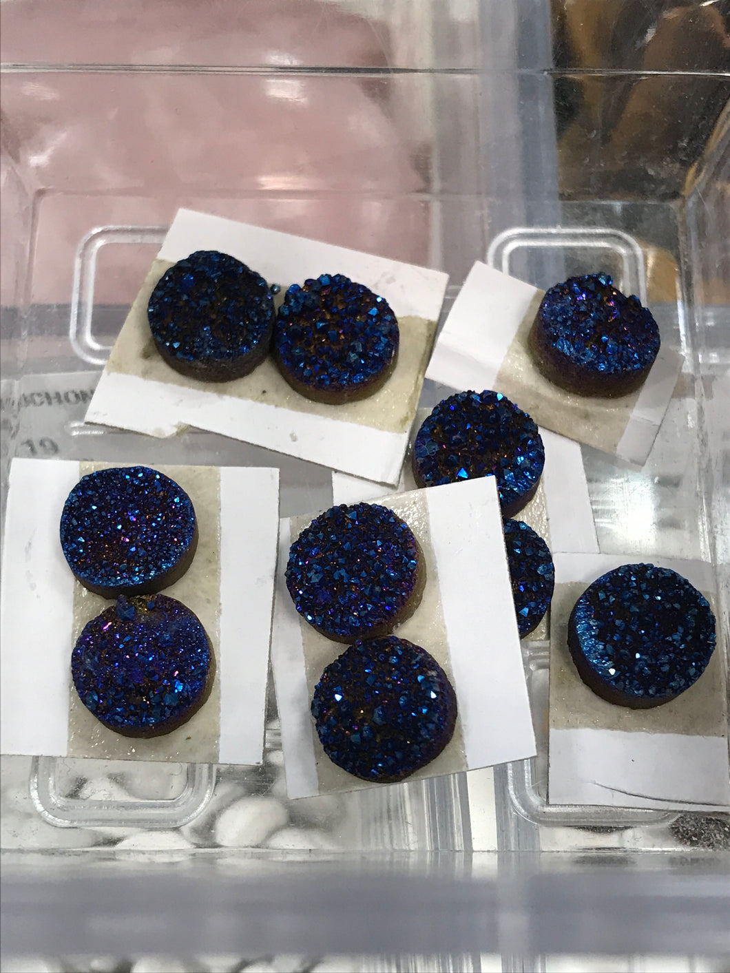 ELECTROPLATED DRUZY CABOCHON