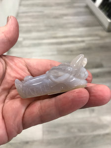 AGATE GEODE DRAGON HEAD