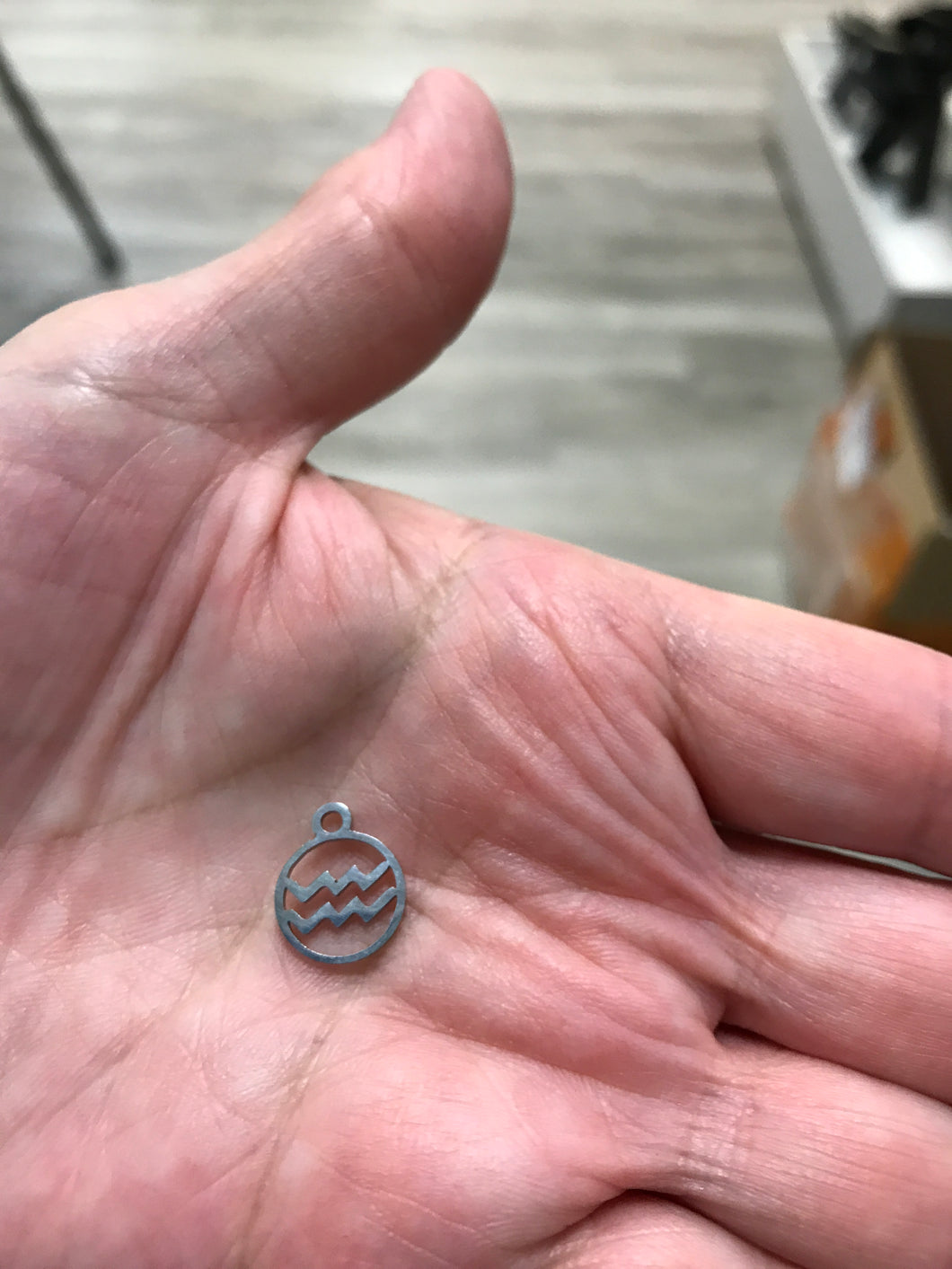 316 STAINLESS AQUARIUS CHARM