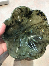 Load image into Gallery viewer, LABRADORITE BOWL LARGE FLOWER
