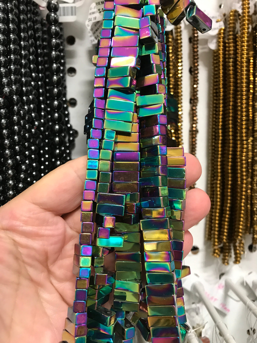 HEMATITE 2-HOLE ELECTROPLATE