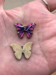 ENAMEL CHARM BUTTERFLY