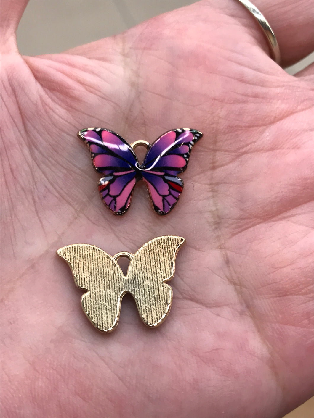 ENAMEL CHARM BUTTERFLY
