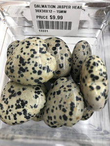 DALMATION JASPER HEART