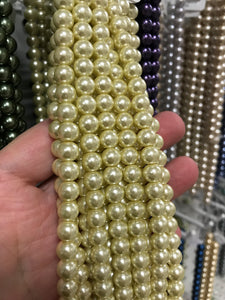 GLASS PEARL 8MM
