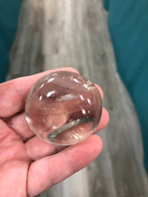 Load image into Gallery viewer, OPTIC SMOKY QUARTZ GALLET/PALM STONE
