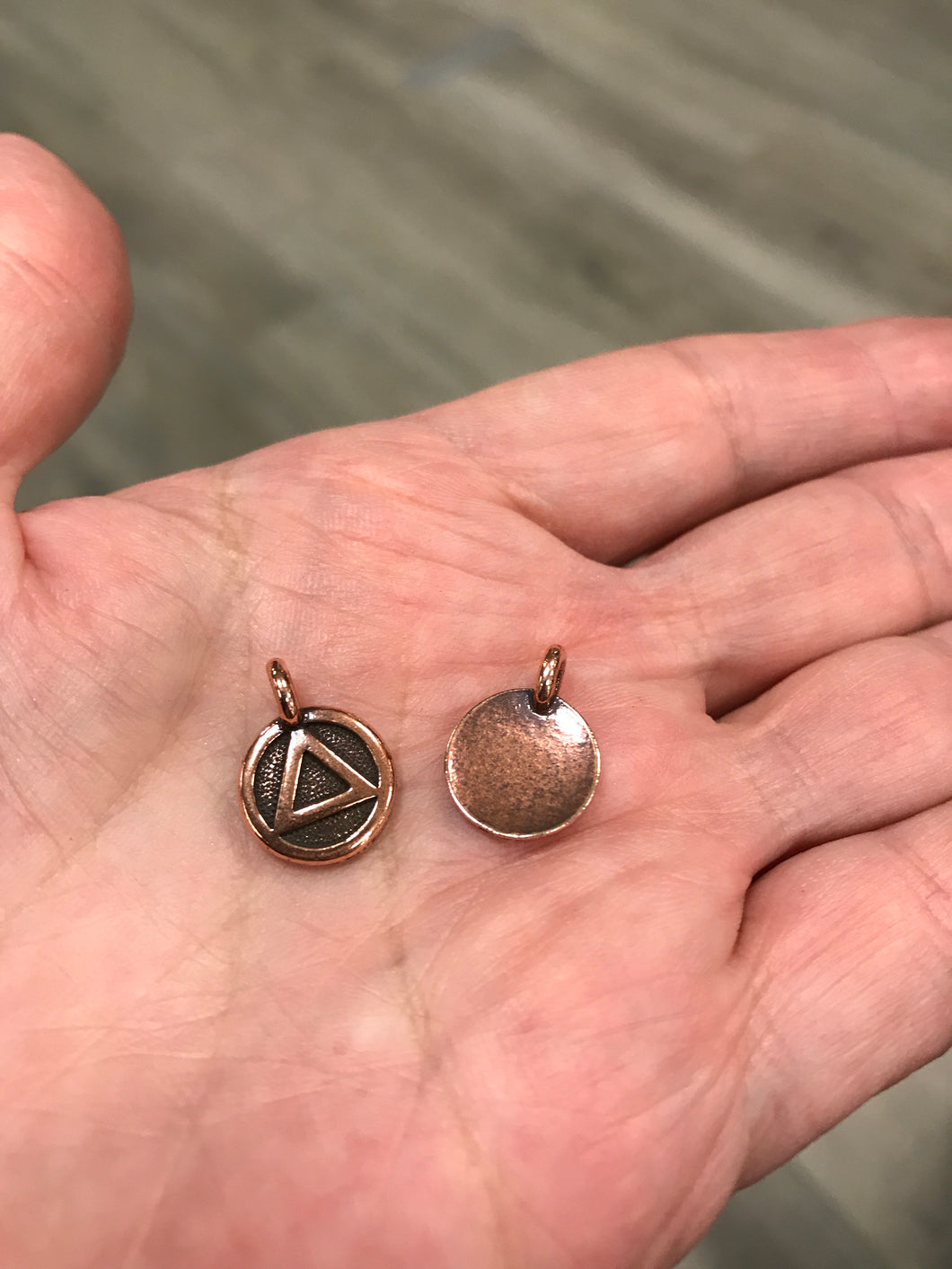 TierraCast RECOVERY SYMBOL CHARM