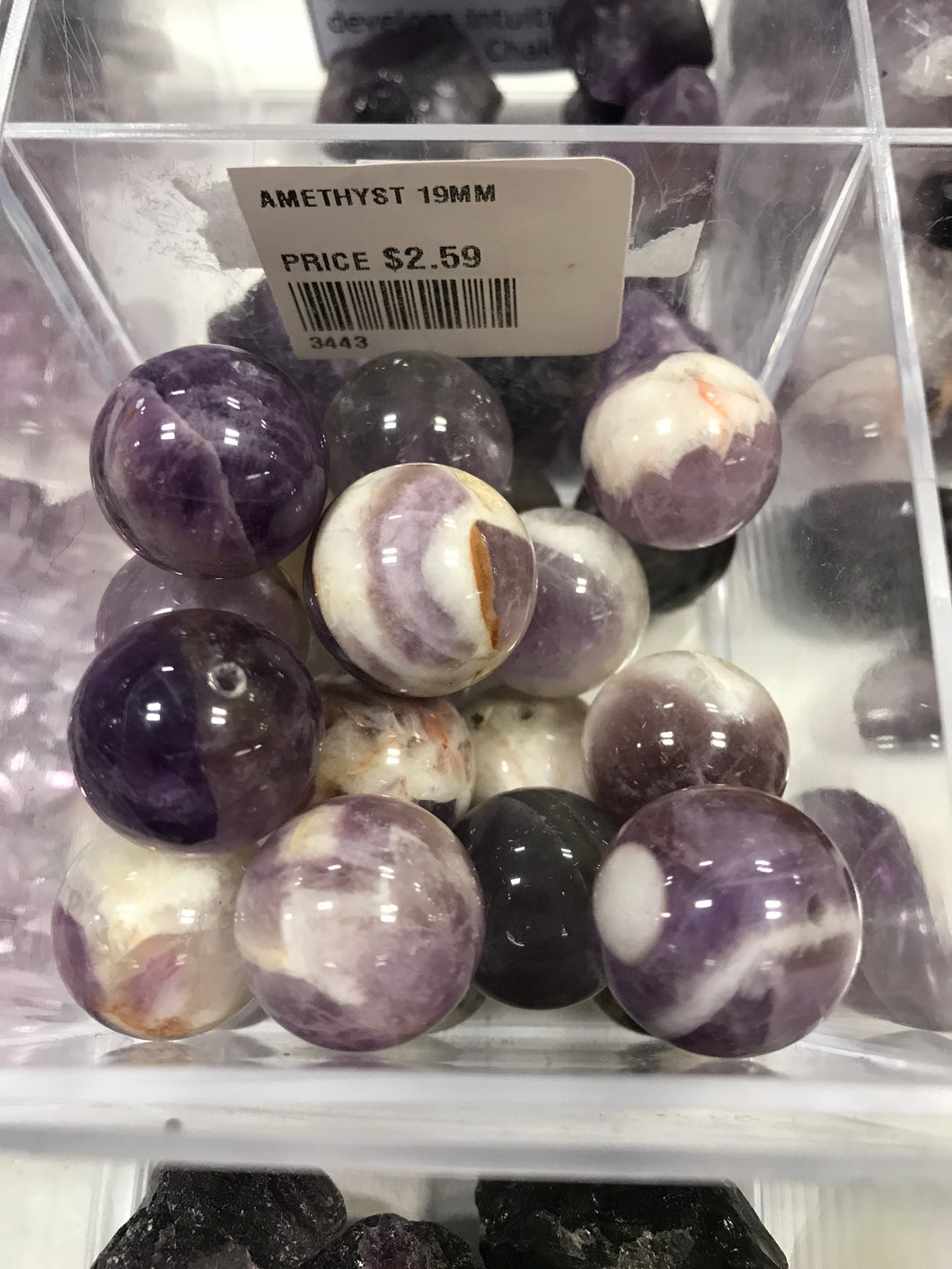 AMETHYST CHEVRON 19MM